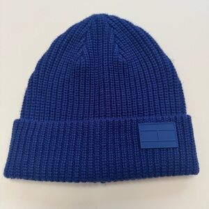Tommy Hilfiger Royal Blue Knit Beanie OS